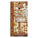 Stamperia Collectables Double-Sided Paper 6"X12" 10/Pkg, Coffee And Chocolate