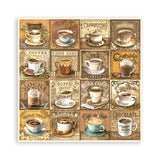Stamperia Single-Sided Paper Pad 12"X12" 22/Pkg, Coffee And Chocolate