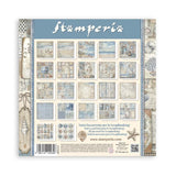Stamperia, Maxi Paper Pad, Single-Sided 12"X12" 22/Pkg, Silent Sea