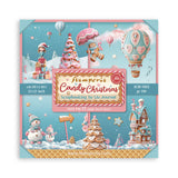 Stamperia, Single-Sided Maxi Paper Pad, 12"x12" 22/Pkg, Candy Christmas (SBBXLB27)
