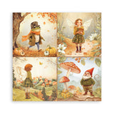 Stamperia, Single-Sided Maxi Paper Pad 12"x12" 22/Pkg, Whispering Woods (SBBXLB29)
