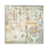Stamperia Single-Sided Paper Pad 12"x12" 22/Pkg, Daisy Art (SBBXLB34)
