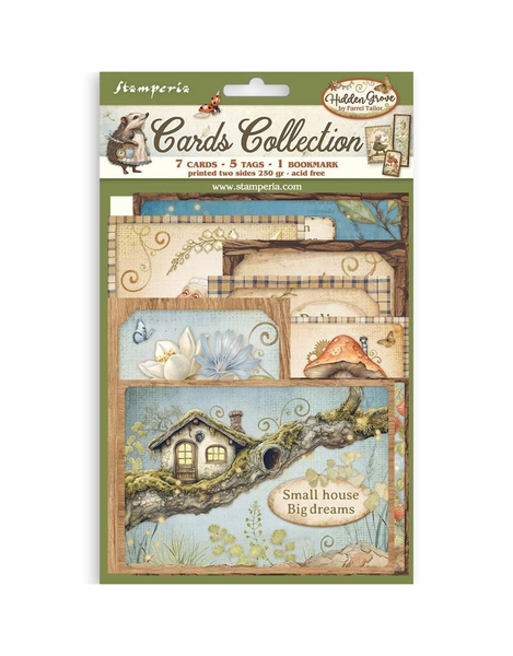 Stamperia, Cards Collection, Hidden Grove (SBCARD28)