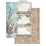 Stamperia, Junk Journal Stickers, Cut-outs And Backgrounds, The Owl's House