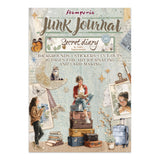 Stamperia Junk Journal Backgrounds + Stickers + Cut Outs, Create Happiness  Secret Diary (SBJK15)