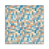 Stamperia, 30X30cm (12"X12") Fabric Sheets, Bauhaus