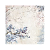 Stamperia Polyester Fabric 12"X12" 4/Pkg, Create Happiness Dewdrops