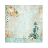Stamperia Polyester Fabric 12"X12" 4/Pkg, Masquerade