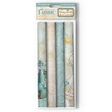 Stamperia Polyester Fabric 12"X12" 4/Pkg, Masquerade
