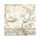 Stamperia Polyester Fabric 12"X12" 4/Pkg, House of Roses