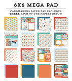 Echo Park, Cardmakers MegaPad 6"X6", Summer Break (SBR426031) - Scrapbooking Fairies