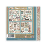 Stamperia Stickers 6.5"X6.5" 4/Pkg, Venice City of Art (SBSTK03)