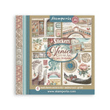 Stamperia Stickers 6.5"X6.5" 4/Pkg, Venice City of Art (SBSTK03)