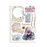 Stamperia, A5 Washi Pad 8/Pkg, Create Happiness, Dewdrops