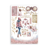 Stamperia, A5 Washi Pad 8/Pkg, Create Happiness, Dewdrops