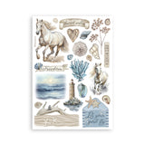 Stamperia,A5 Washi Pad 8/Pkg, Silent Sea (SBW19)