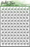 Picket Fence Studios Stencil 6"X8", Kitty Cats on the Prowl (SC-463)
