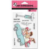 Art Impressions, Road Trip, Clear Stamps