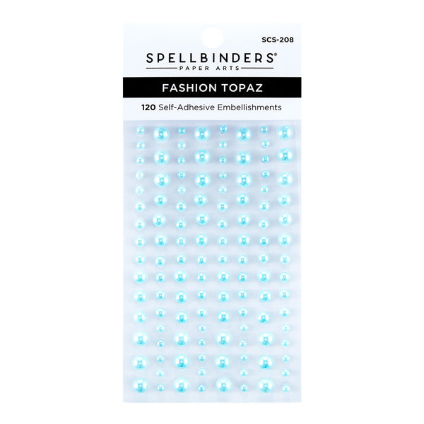 Spellbinders Fashion Essentials Pearl Dots, Fashion Topaz Color (SCS-208)