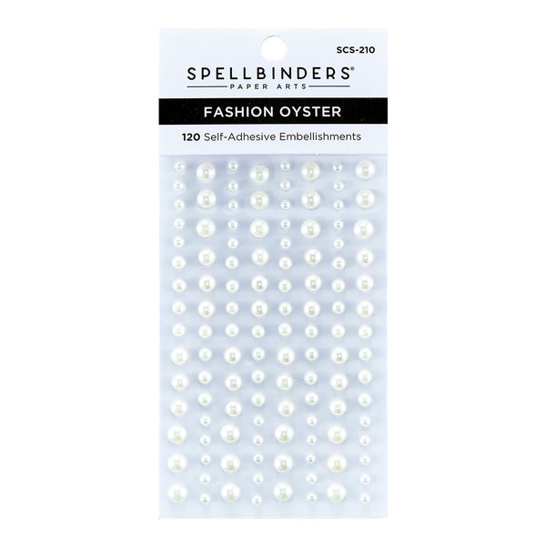 Spellbinders Fashion Essentials Pearl Dots, Fashion Oyster Color (SCS-210)