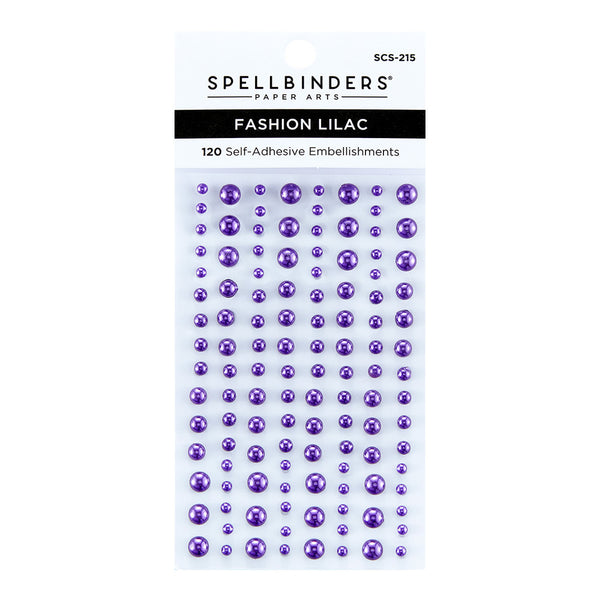 Spellbinders Fashion Essentials Pearl Dots, Fashion Lilac Color (SCS-215)