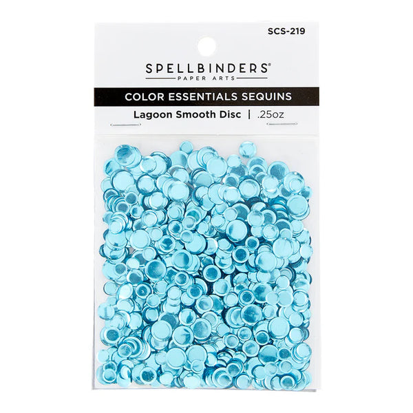 Spellbinders Smooth Disc Sequins, Lagoon (SCS-219)
