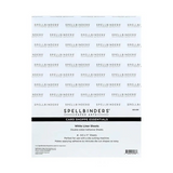 Spellbinders, White Liner Sheets, 8.5" x 11", 4 Pack (SCS-239)