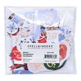 Spellbinders, Printed Die Cuts, Winter Wonderland Sentiments (SCS-245)