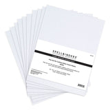 Spellbinders, Pop-Up Die Cutting Glitter Foam Sheets, White (SCS-291)