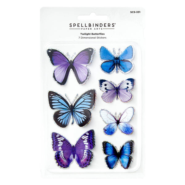 Spellbinders Timeless Stickers, Twilight Butterflies (SCS-331)