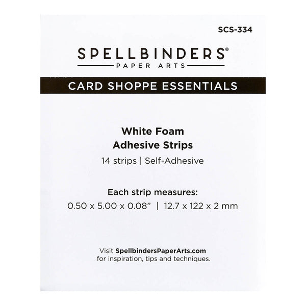 Spellbinders Foam Adhesive Strips 2MM, White
