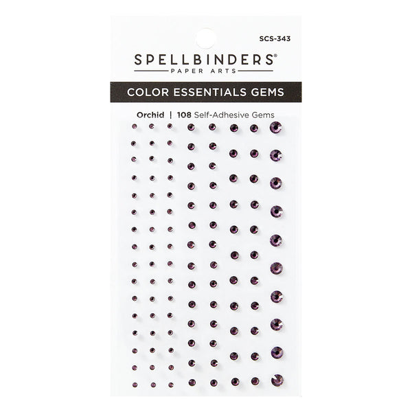 Spellbinders Color Essentials Self-Adhesive 108/Pkg, Orchid (SCS-343)
