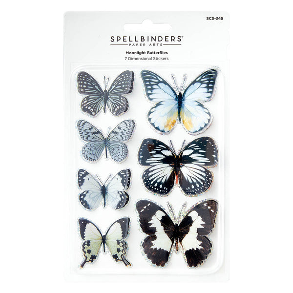 Spellbinders Timeless Stickers, Moonlight Butterflies (SCS-345)
