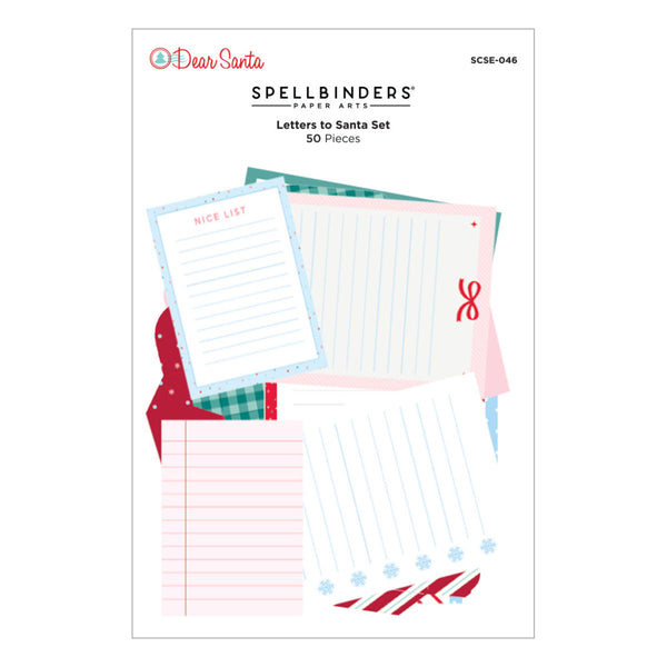 Spellbinders, Cardstock Embellishments, Dear Santa Letters to Santa (SCSE-046)