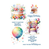 Spellbinders Rub-Ons, Birthday Cheers (SCSR-010)
