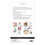 Spellbinders Rub-Ons, Birthday Cheers (SCSR-010)