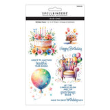 Spellbinders Rub-Ons, Birthday Cheers (SCSR-010)