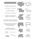 Spellbinders Stamp & Die Set By Annie Williams, Propagation Garden Sentiments (SDS-189)