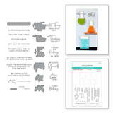 Spellbinders Stamp & Die Set By Annie Williams, Propagation Garden Sentiments (SDS-189)