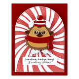 Spellbinders, Merry Mischief Clear Stamp & Die Set, Hedge-Hugs (SDS-213)