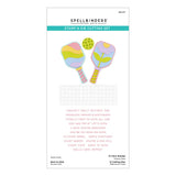 Spellbinders Clear Stamp & Die Set, This is Life, Born To Dink (SDS-217)