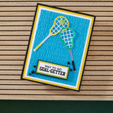 Spellbinders Embossing Folder By Justine Dvorak, Sports Talk (SES-057)