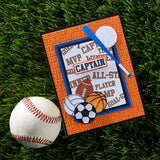 Spellbinders Embossing Folder By Justine Dvorak, Sports Talk (SES-057)