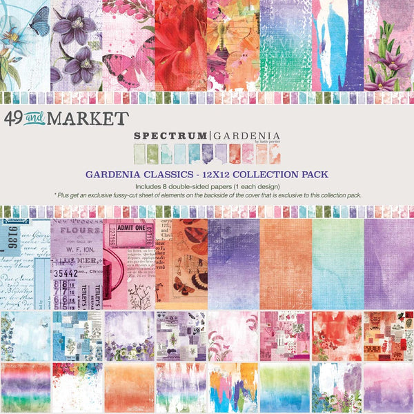 49 And Market Collection Pack 12"X12", Spectrum Gardenia Classics