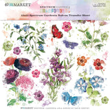 49 and Market, 12x12 Spectrum Gardenia Rub-On Transfer Sheet