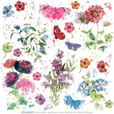 49 and Market, 12x12 Spectrum Gardenia Rub-On Transfer Sheet