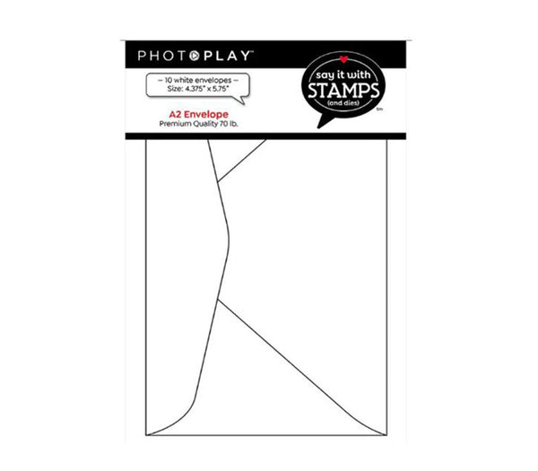 PhotoPlay, A2 Premium Envelopes 70#, White (10pk)