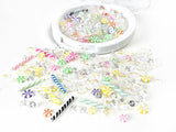 Picket Fence Sequin Mix & Embellishments, Birthday Candles