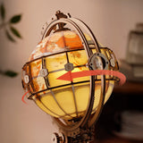 ROKR 3D Wooden Puzzle, Luminous Globe (Electric Version)