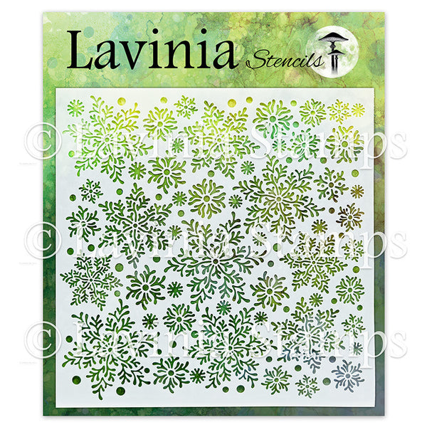 Lavinia Stamps, Stencils 20cm x 20cm, Snowflakes (#ST047)